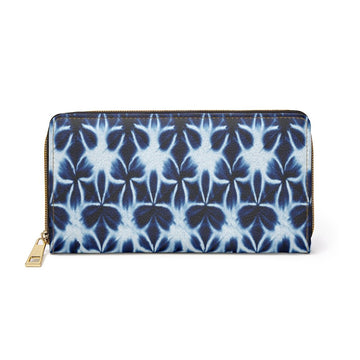Tie Dye Adire Print Zipper Wallet Bynelo